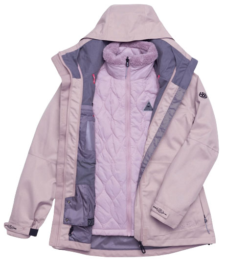 _686 Smarty 3-in-1 Spellbound Jacket women's snowboard jacket